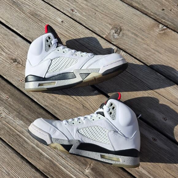 Nike Air Jordan 5 "White Cement" - Picture 3 of 8
